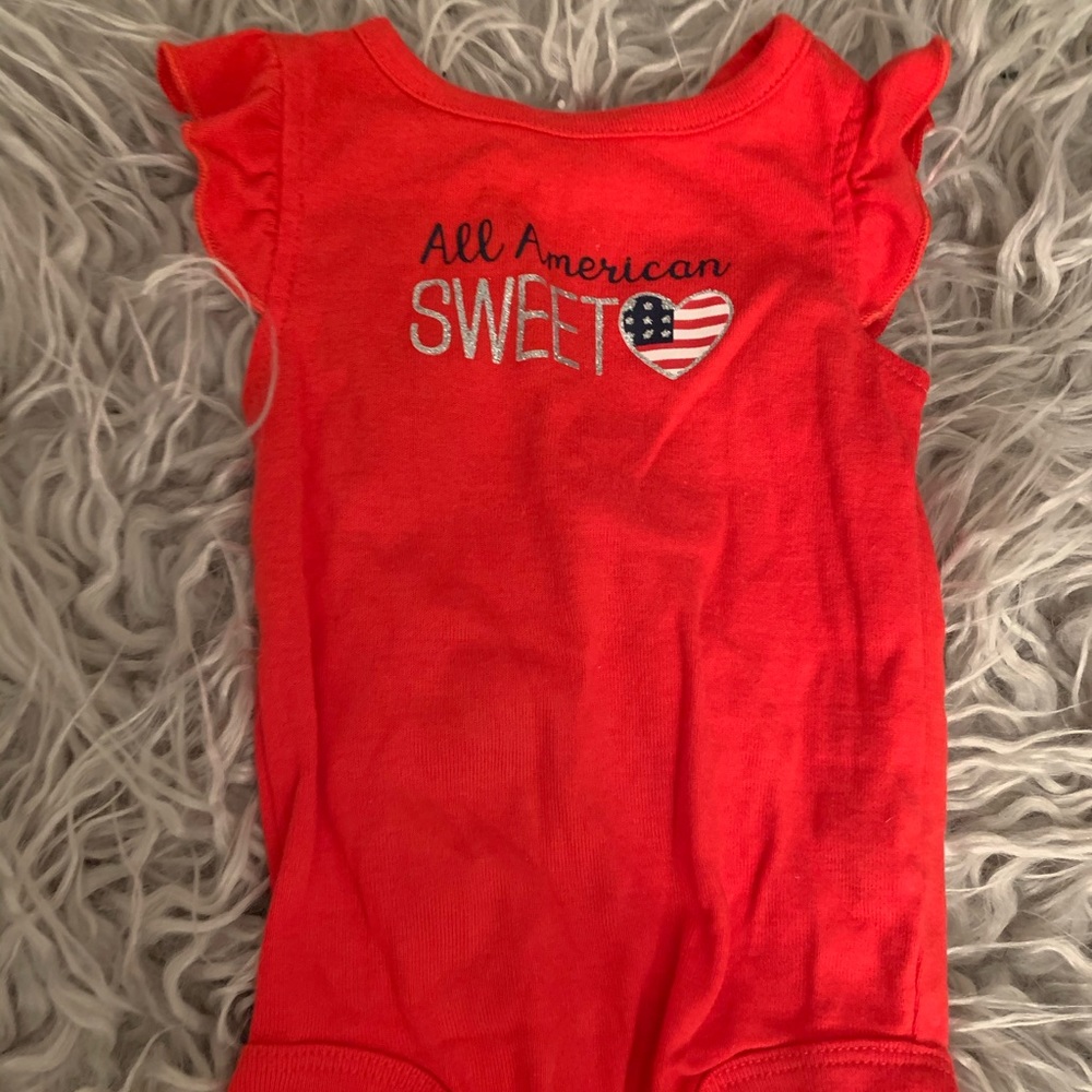 0-3 M American Sweetheart Onesie